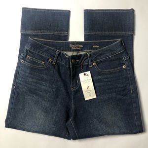 Simply Vera Vera Wang Wide Hem Capri Sz 6 NWT